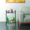 Metaltex Metaltex Belino Lava Trolly + Bottle Holder 23x41x63 Black
