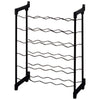 Tomado-Metaltex Tomado-Metaltex Chianti Bas Rack pour 30 bouteilles 68x50x26 cm noir