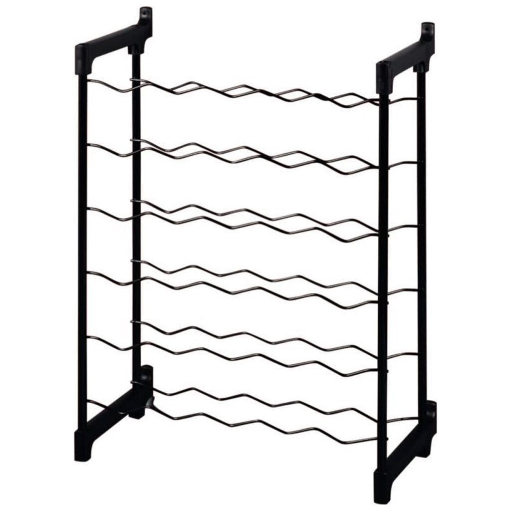 Tomado-Metaltex Tomado-Metaltex Chianti Bas Rack pour 30 bouteilles 68x50x26 cm noir