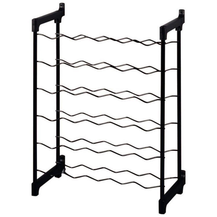 Tomado-Metaltex Tomado-Metaltex Chianti Bas Rack pour 30 bouteilles 68x50x26 cm noir