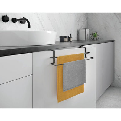 Metaltex Metaltex Double Towel Presseur de serviette 38x10x9 cm noir