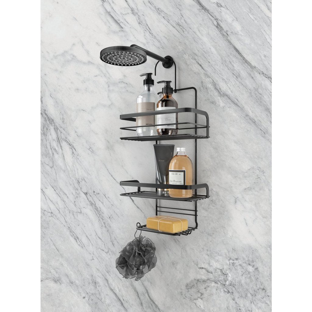 Metaltex Metaltex Origin Line Douche de douche 3 étages 23x12x38 cm noir