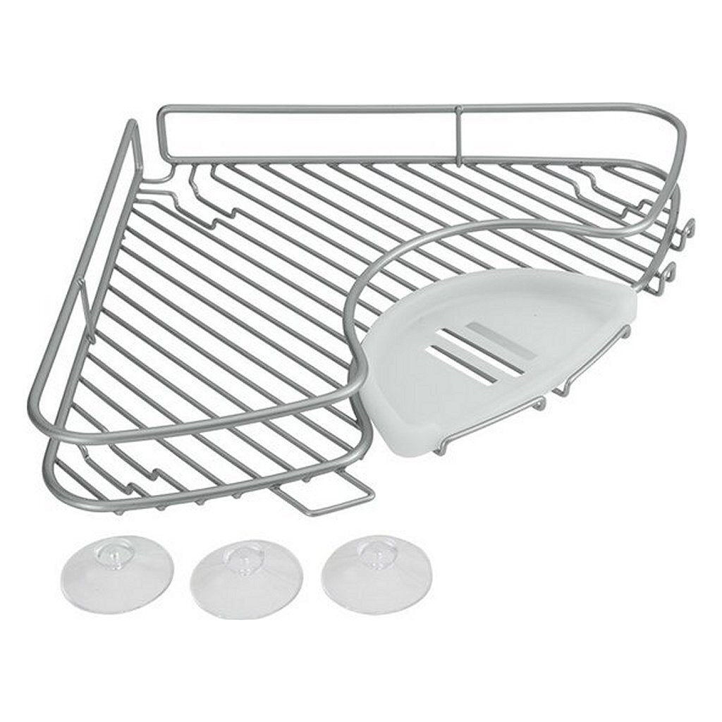 Metaltex Metaltex Corner Rack 29x4 cm argent