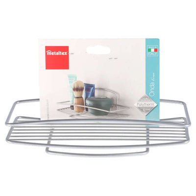 Metaltex Metaltex Onda Salle de salle de bain 26x11x11 cm argent