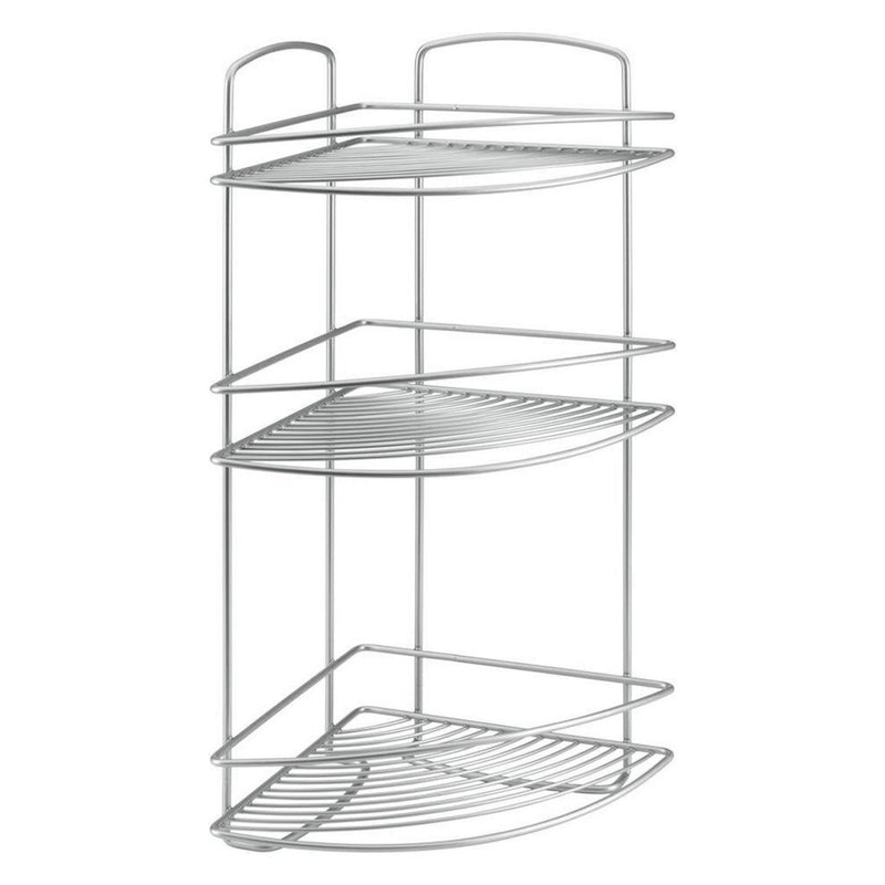 Metaltex Metaltex Onda Corner de salle de bain 3 étages 22x22x53 cm argent