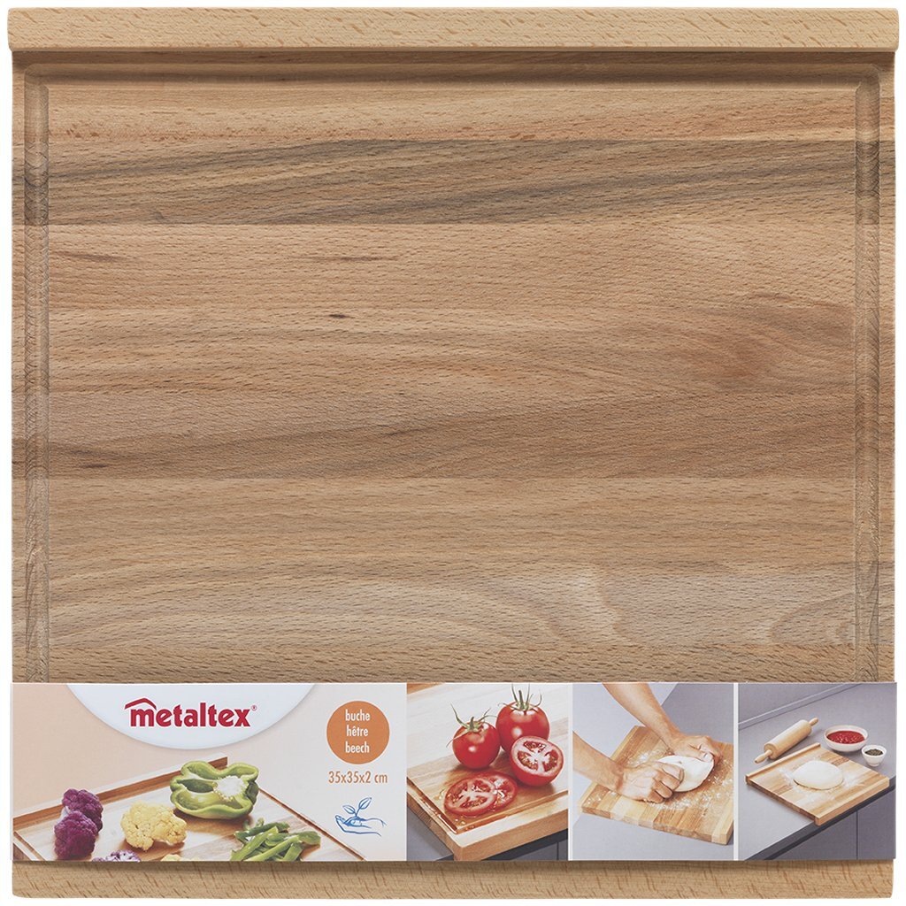 Metaltex Metaltex Beechhouten Plank 35x35x2 cm