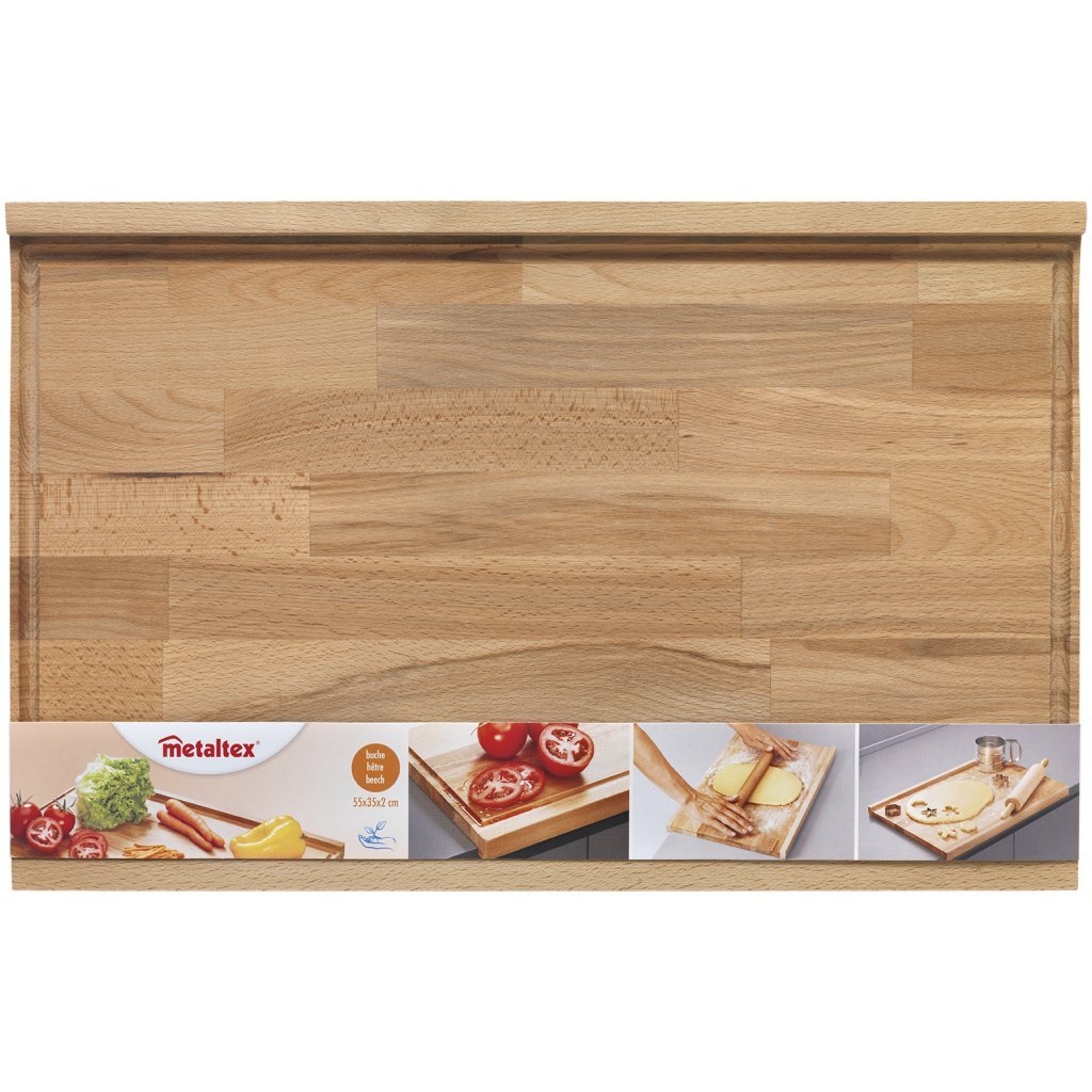 Metaltex Metaltex Beechhouten Plank 55x35x2 cm