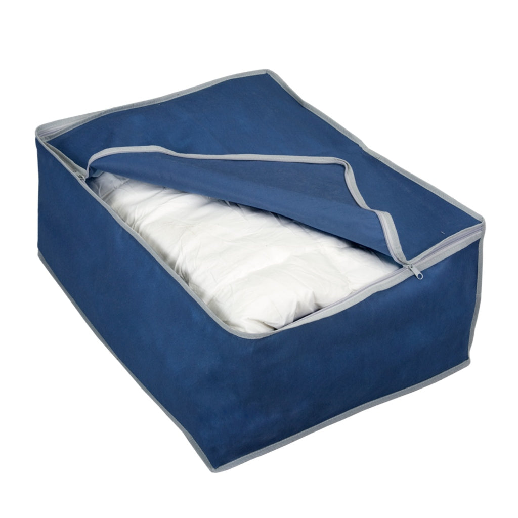 COUVERTURE DE Rangement Metaltex Metaltex 60x46x26 cm Rits bleus