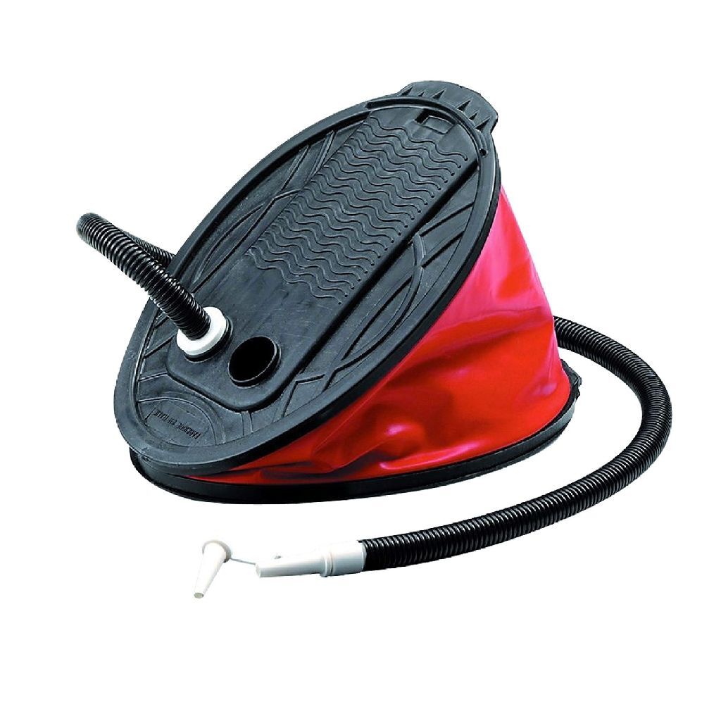 Pompe à pied de soufflet 5l rouge noir