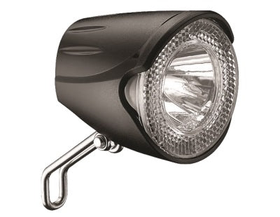 Marwi Headlight Sporty LED 20 Lux pour Hub Dynamo - Black (emballage d'atelier)