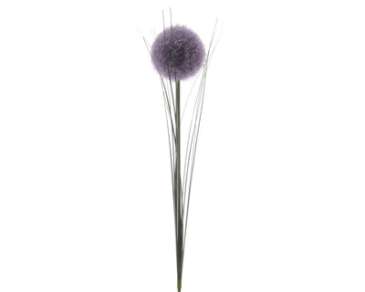Decoris fleur artificielle allium h66cm violet