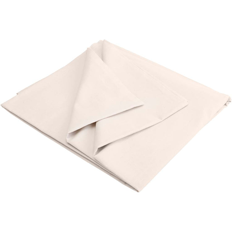 Toile en coton lavée, b: 150 cm, naturel, 5 m 1 boîte