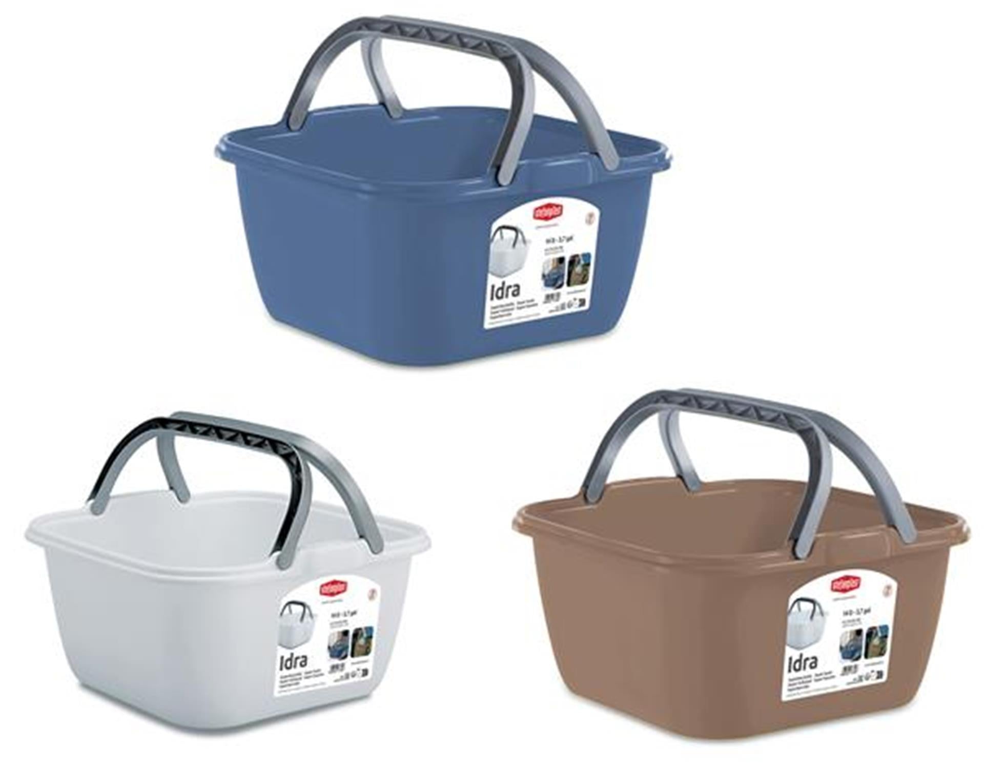 Stefanplast cuvette à vaisselle avec poignée 13l