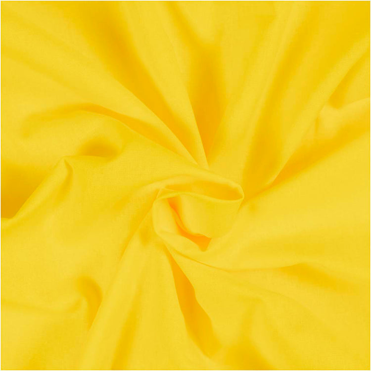 Tissu Creativ company, l: 145 cm, 140 gr, jaune, 5 m 1 boîte