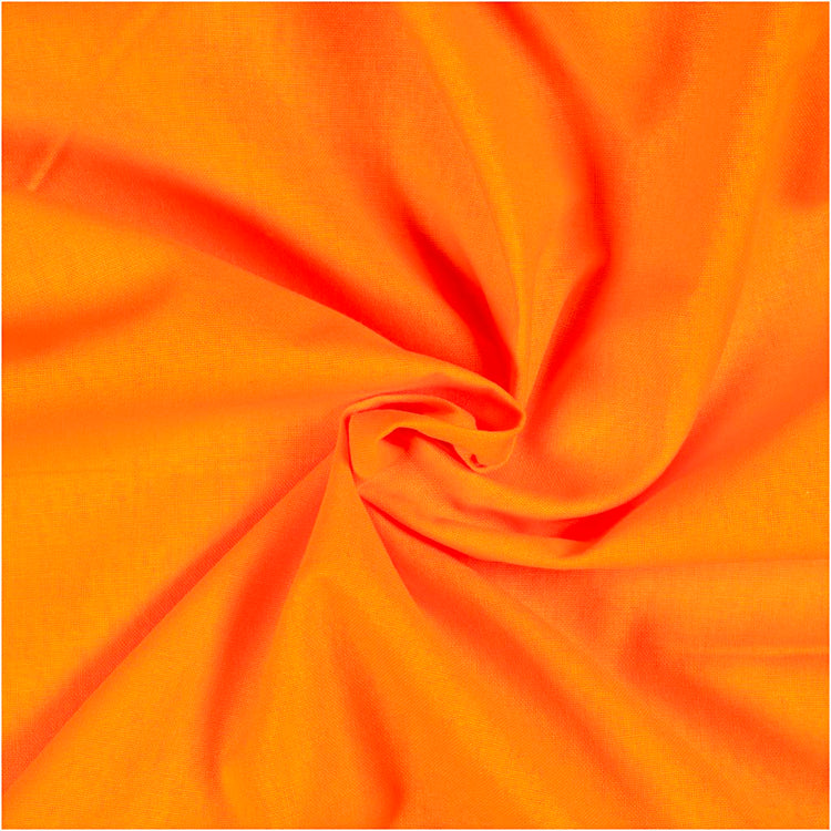 Tissu Creativ company, l: 145 cm, 140 gr, orange, 5 m 1 boîte