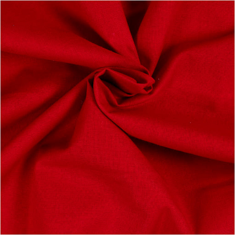 Creativ Company Fabric, b: 145 cm, 140 gr, rouge, 5 m 1 boîte