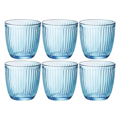 Ligne de verre 29 Cl Blue Set 6 Bromioli Rocco