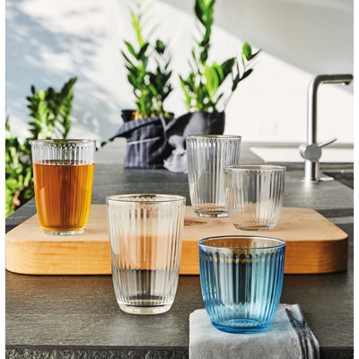 Ligne de verre 29 Cl Blue Set 6 Bromioli Rocco