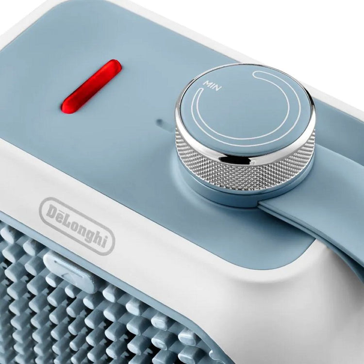 Delonghi delonghi hfx10b03.lb chauffage de ventilateur en céramique 360W blanc bleu