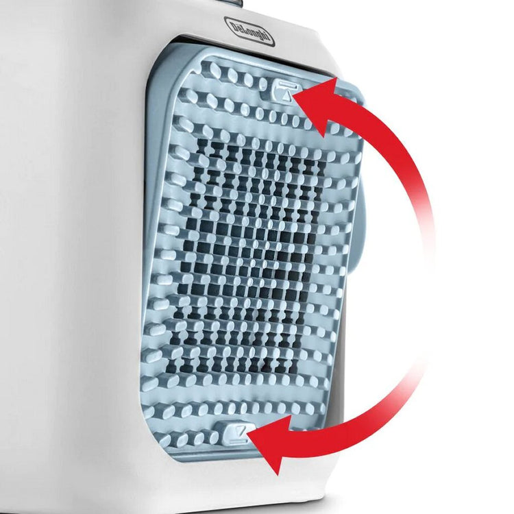 Delonghi delonghi hfx10b03.lb chauffage de ventilateur en céramique 360W blanc bleu