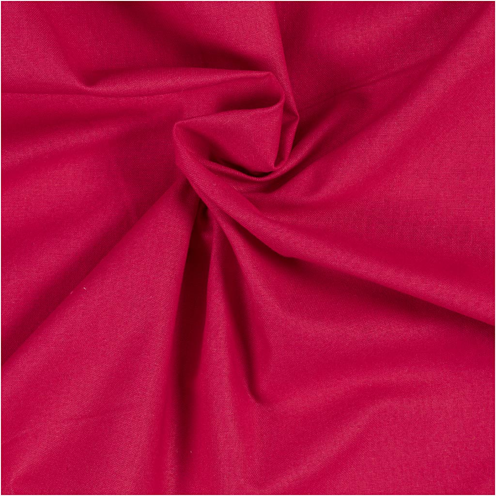 Creativ Company Fabric, b: 145 cm, 140 gr, rose, 5 m 1 boîte
