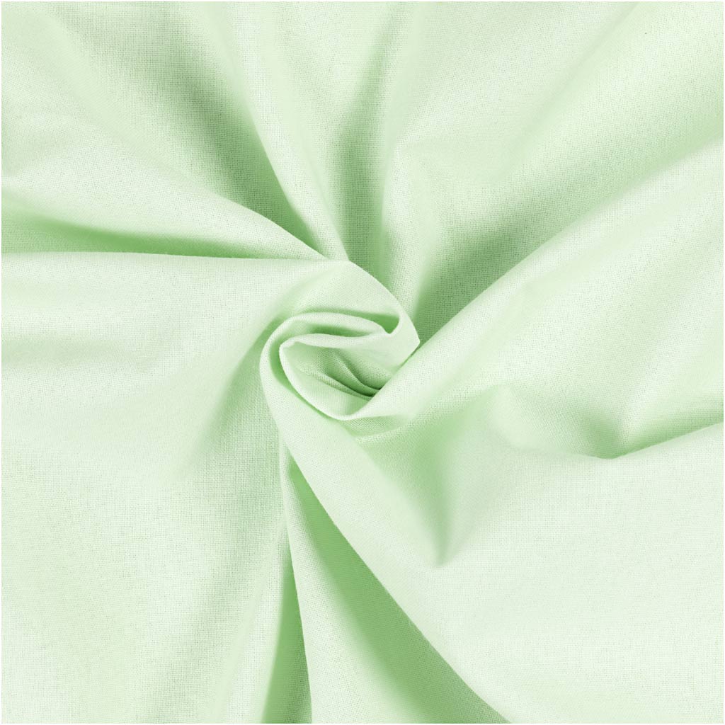 Creativ Company Fabric, b: 145 cm, 140 gr, vert clair, 5 m 1 boîte