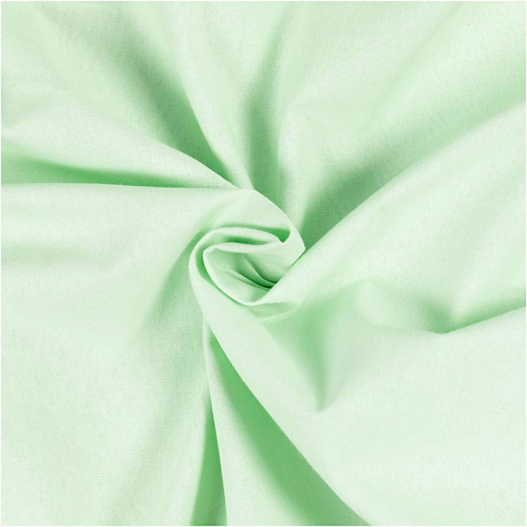 Creativ Company Fabric, b: 145 cm, 140 gr, vert clair, 5 m 1 boîte