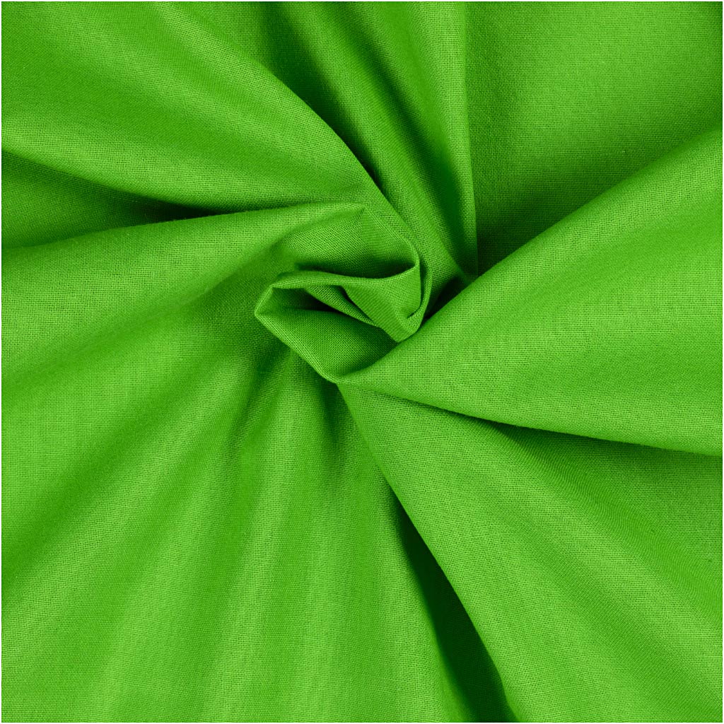 Tissu Creativ company, l: 145 cm, 140 gr, vert, 5 m 1 boîte