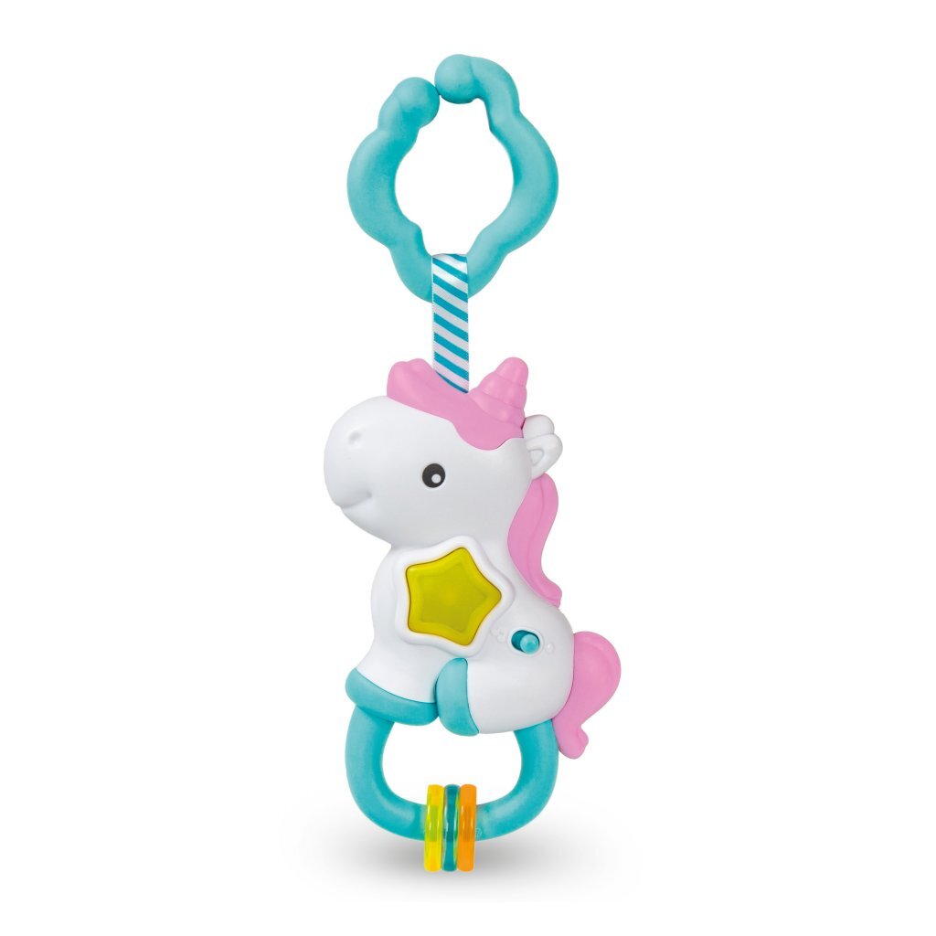 Clementoni hochet interactif licorne + son et lumière