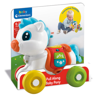 Clementoni poney animal de traction bébé