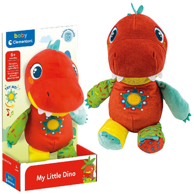 Clementoni bébé Pluchen câlins dinosaurus