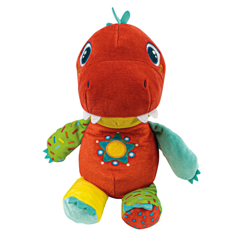 Clementoni bébé Pluchen câlins dinosaurus