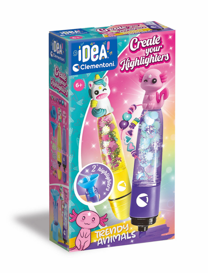 Clementoni crée vos animaux de compagnie surligneurs