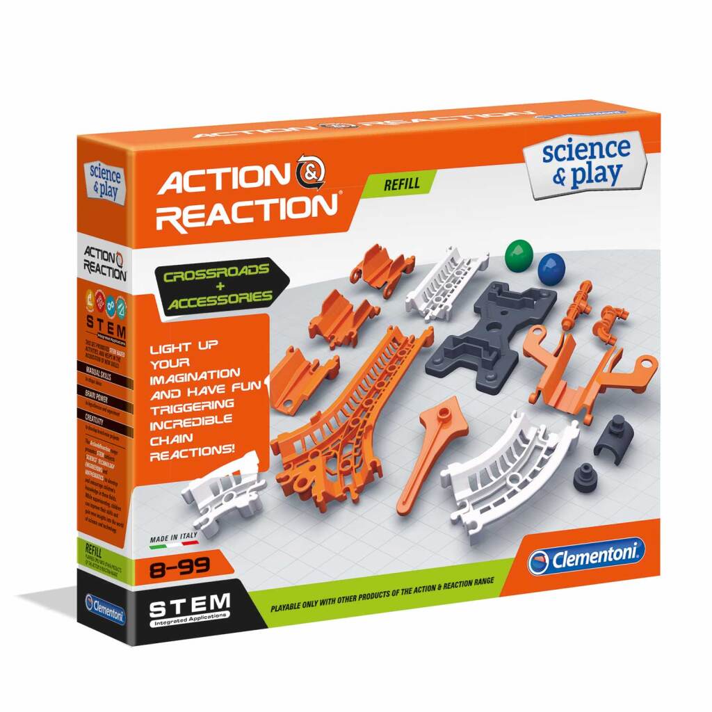 Clementoni Action et pistes de réaction + plate-forme et jonctions