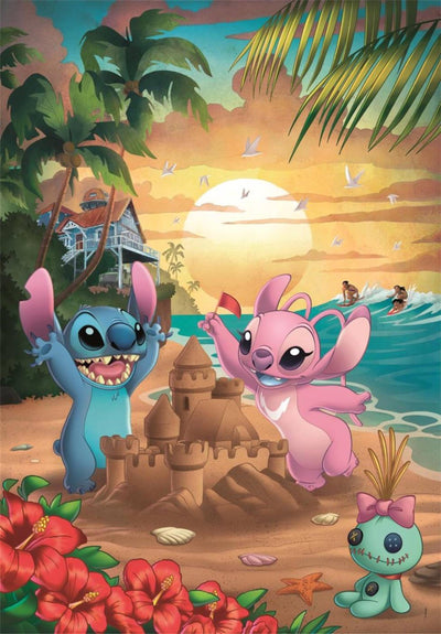 Clementoni - puzzle - 500 pièces - point disney - boîte compacte