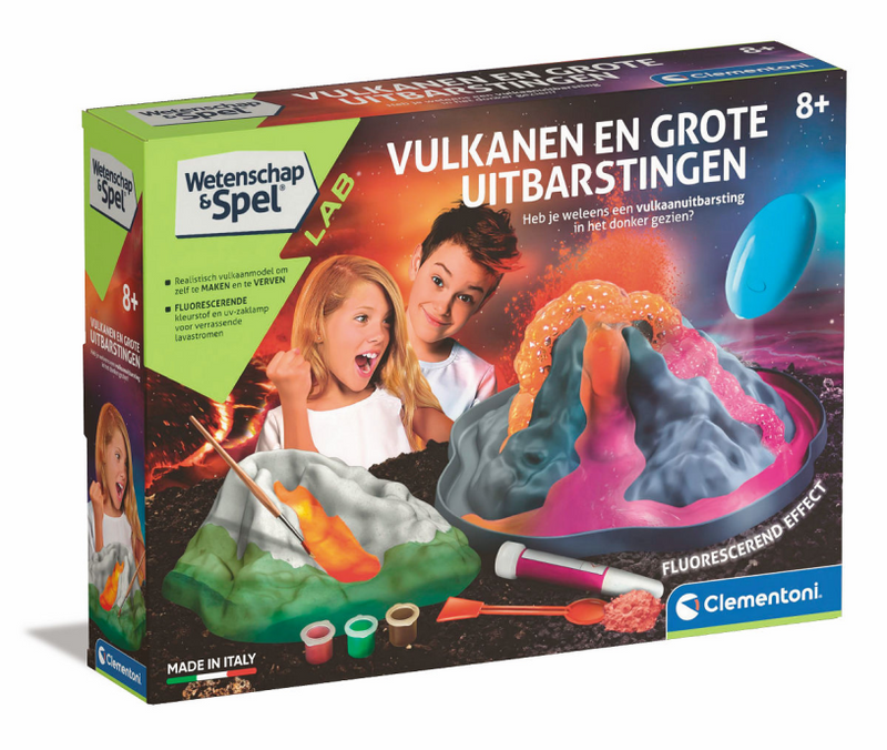 Clementoni Science Game Glow in the Dark Volcano
