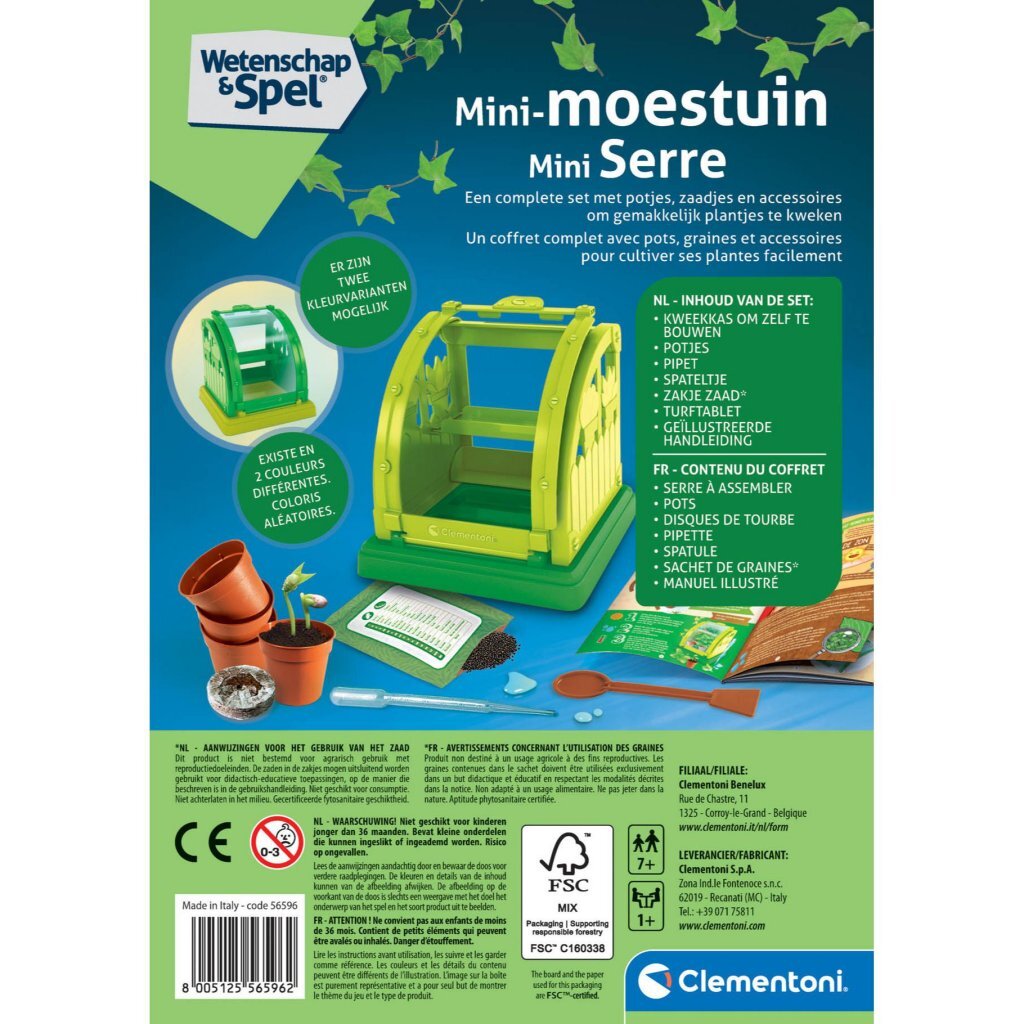 Clementoni Science and Game - Mini Garden de légumes