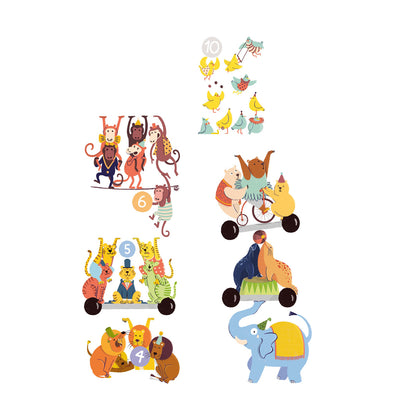Clementoni joue des figurines d'apprentissage