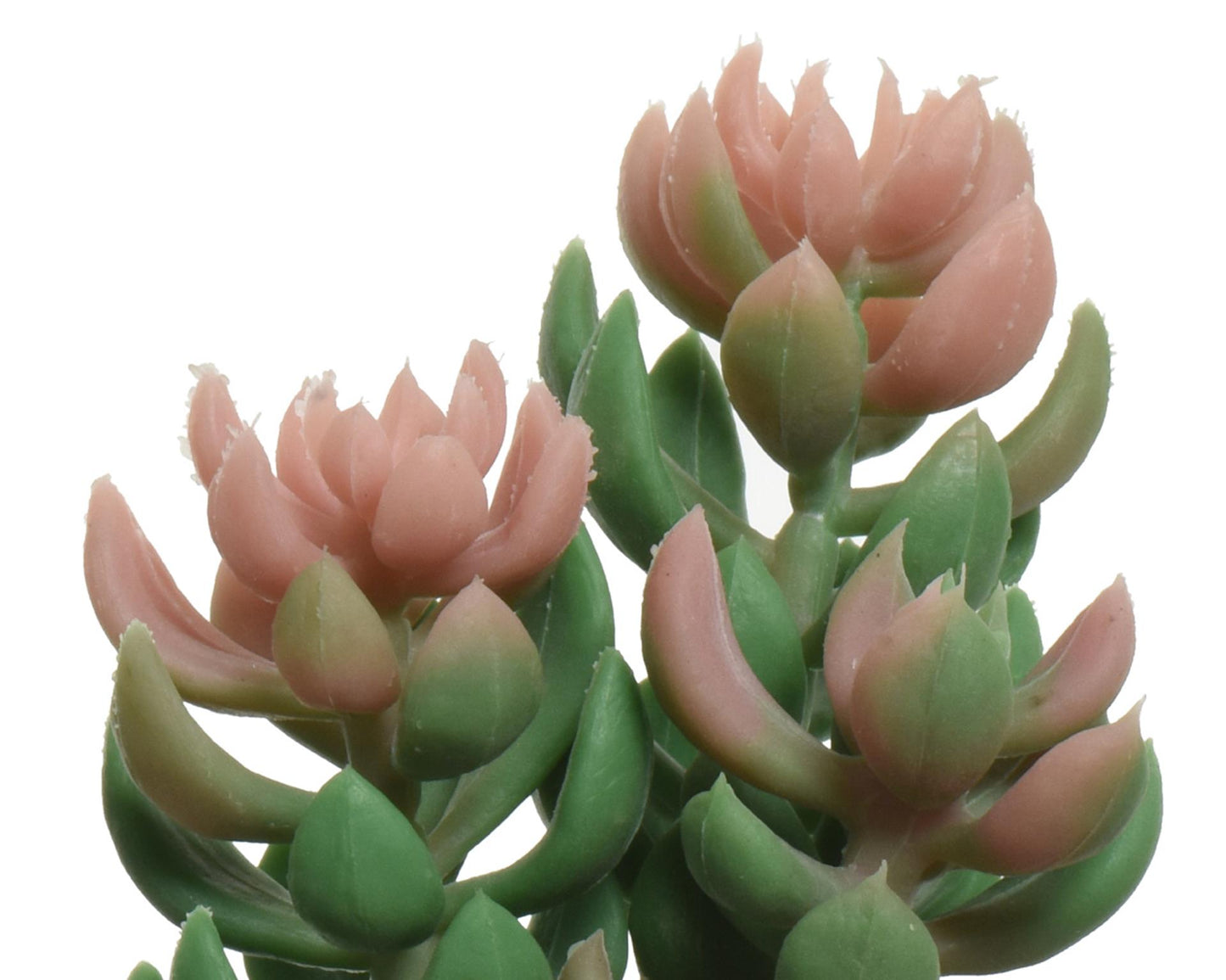 Decoris plante artificielle plante succulente en pot en céramique h14