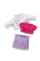 Vêtement Trudi 36 cm. ensemble jupe violette