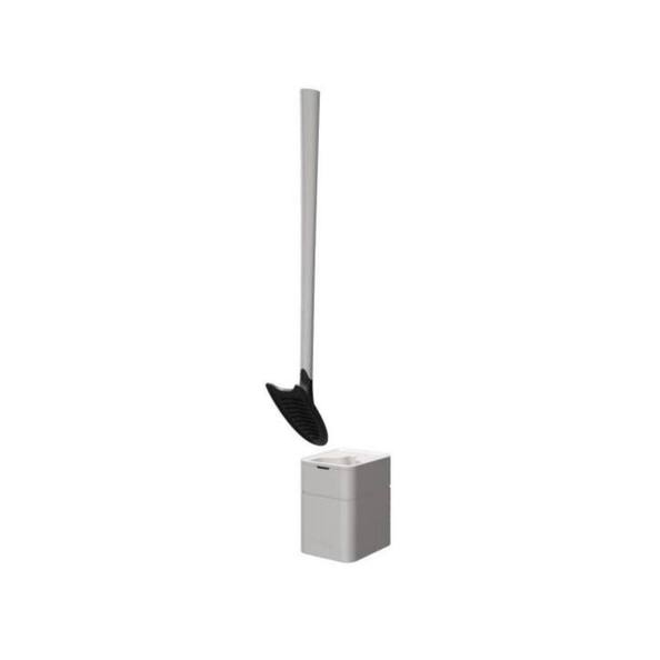 Brosse WC Sanimaid Stockholm blanche avec support au sol (435x 116x 190)