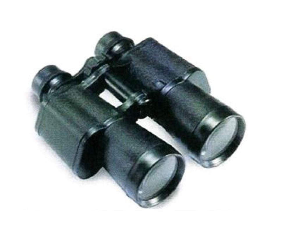 Jumelles Navir noires sans couvercle. 4+
