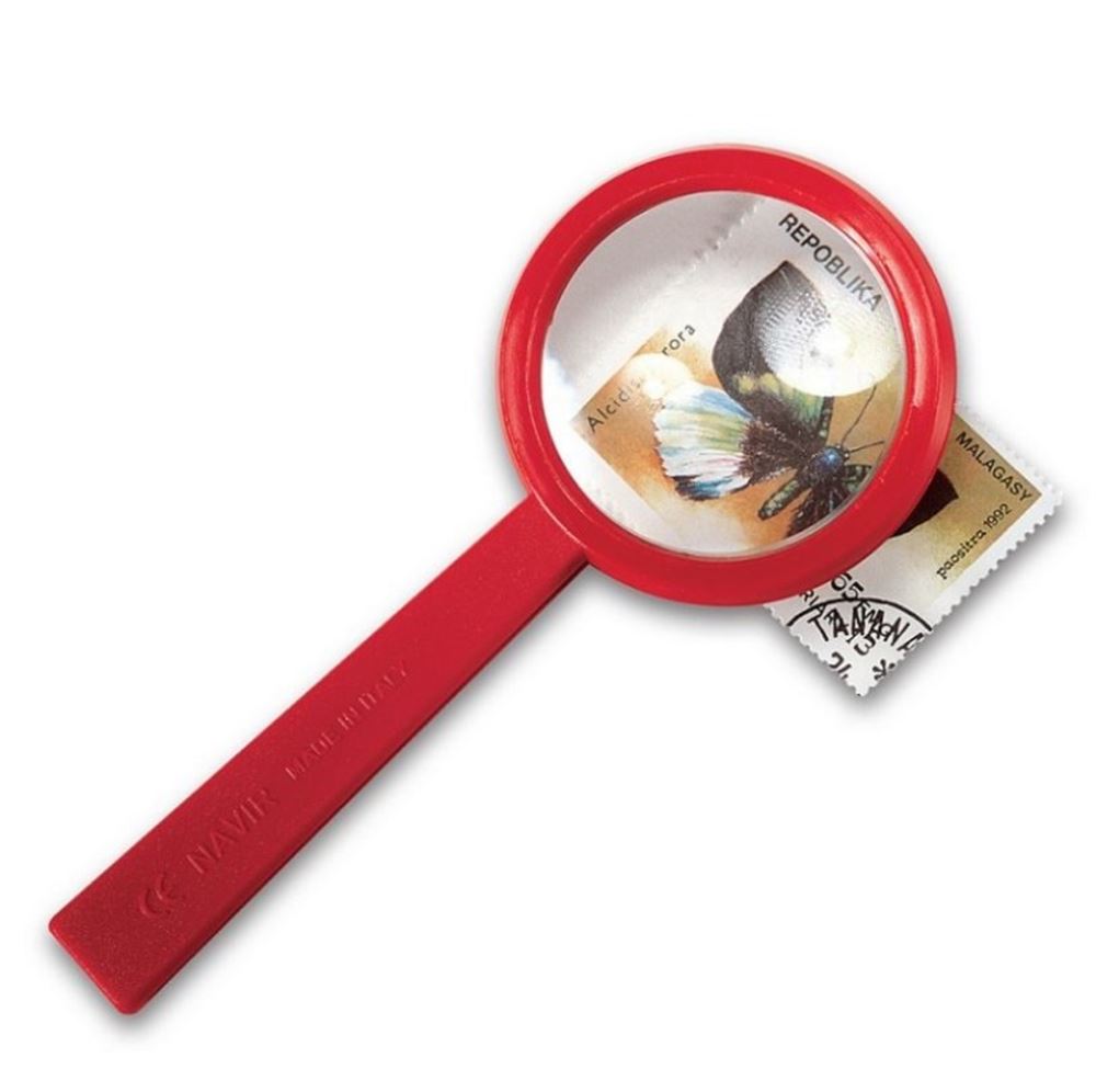 Loupe robuste Navir, grossissement 4 assortis. 3+
