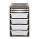 Bama RI, Système de stockage Orino 34x41x53 cm taupe blanc