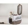 Bama Pet Transportbox 59x38x37 cm taupe blanc