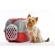 Bama Pet Transportbox 59x38x37 cm argent rouge