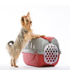 Bama Pet Transportbox 59x38x37 cm argent rouge