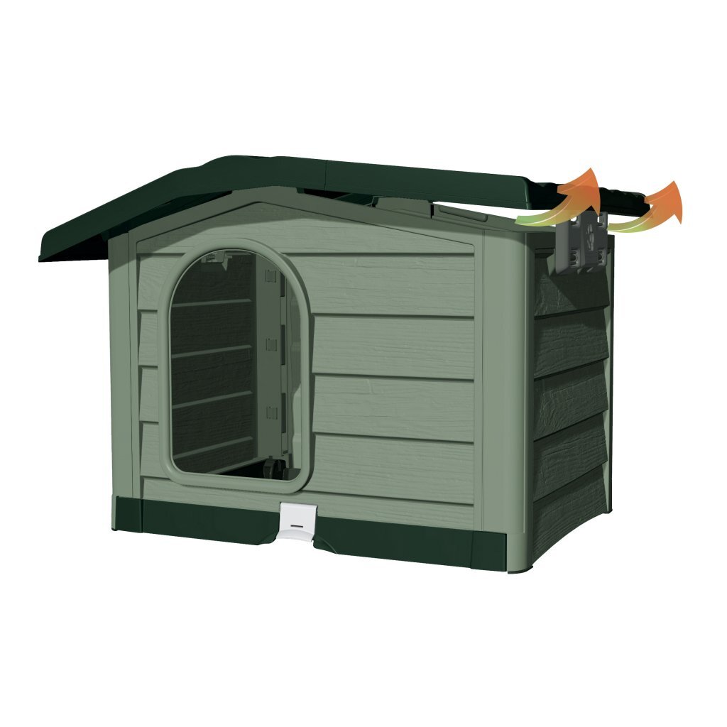 Bama Pet Cuccia Dog Loft 89x75x62 cm vert