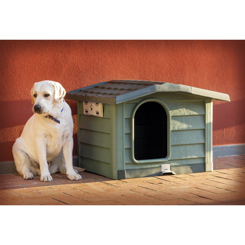 Bama Pet Cuccia Dog Loft 89x75x62 cm vert