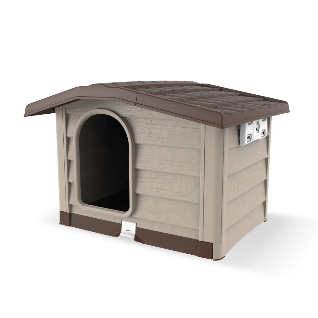 Bama Pet Cuccia Cage de chien 89x75x62 cm beige taupe